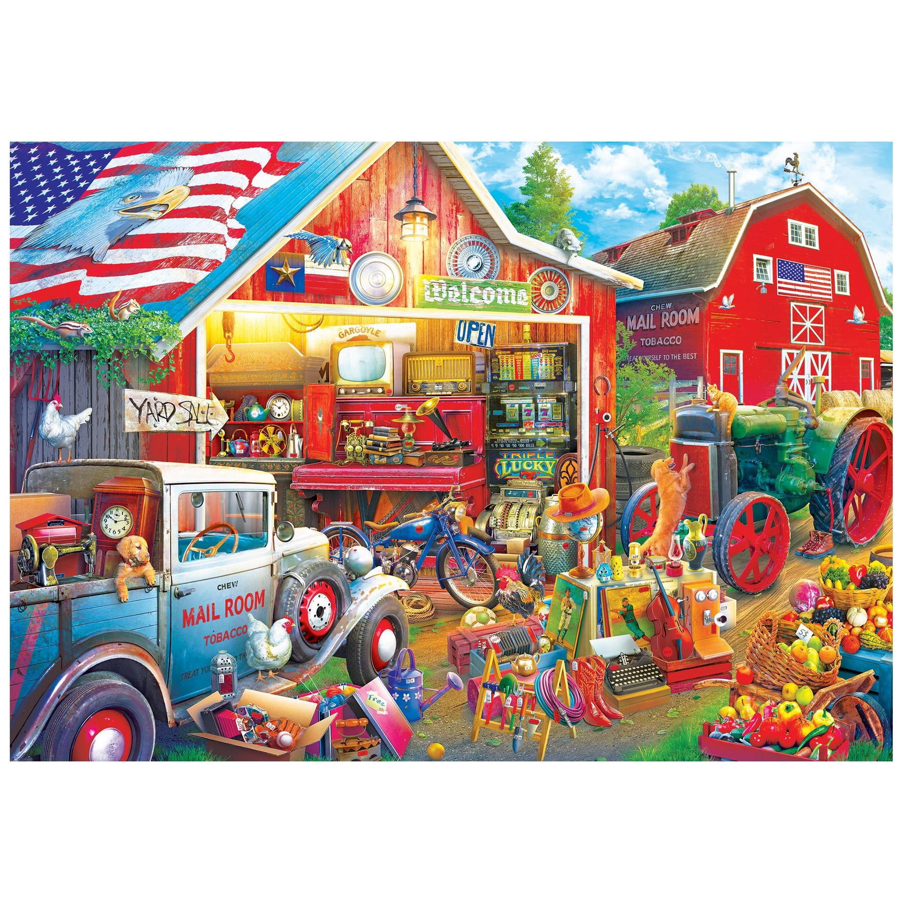 Cra-Z-Art Back to the Past 750-Piece Tailgating Fun Adult Jigsaw