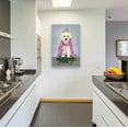 thumbnail image 3 of Epic Art 'West Highland Terrier with Tiara' by Fab Funky, Acrylic Glass Wall Art, 24"x36", 3 of 3
