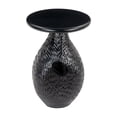 thumbnail image 4 of Piho Side Table Black End Table, Modern Style, Painted Mango Wood round shape tabletop, Mango Wood, Indoor Living, 4 of 5
