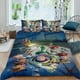 thumbnail image 2 of Buzz Lightyear Conjunto de sábanas temático, trío de piezas, cómodo y amigable con la piel, diseño único, regalo de decoración para el hogar para familiares, amigos y fans,140cm *210cm, 2 of 6