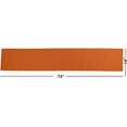 thumbnail image 3 of · REDEARTH · Thanksgiving Table Runner-Solid Ribbed Fall Christmas Decor Woven Table Linen for Square, Round, Rectangle Dining Table, Coffee Table, Console, Dresser; 100% Cotton (14x72; Burnt Orange), 3 of 7
