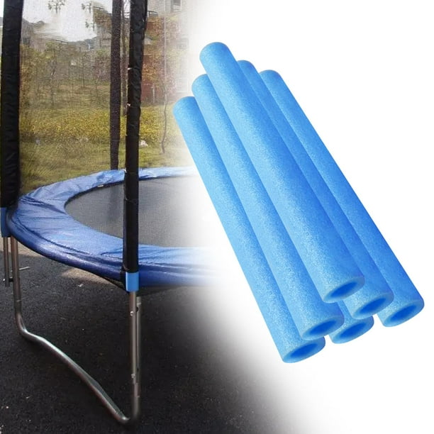 Tubo de cubierta de espuma para trampolín, tubos de espuma para trampolín, cubiertas de postes de repuesto, protección para trampolines de jardín, tub 6 piezas