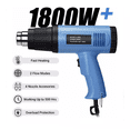 thumbnail image 4 of Pistola De Calor De Temperatura Regulable 4 Boquillas 2000w Azul, 4 of 4