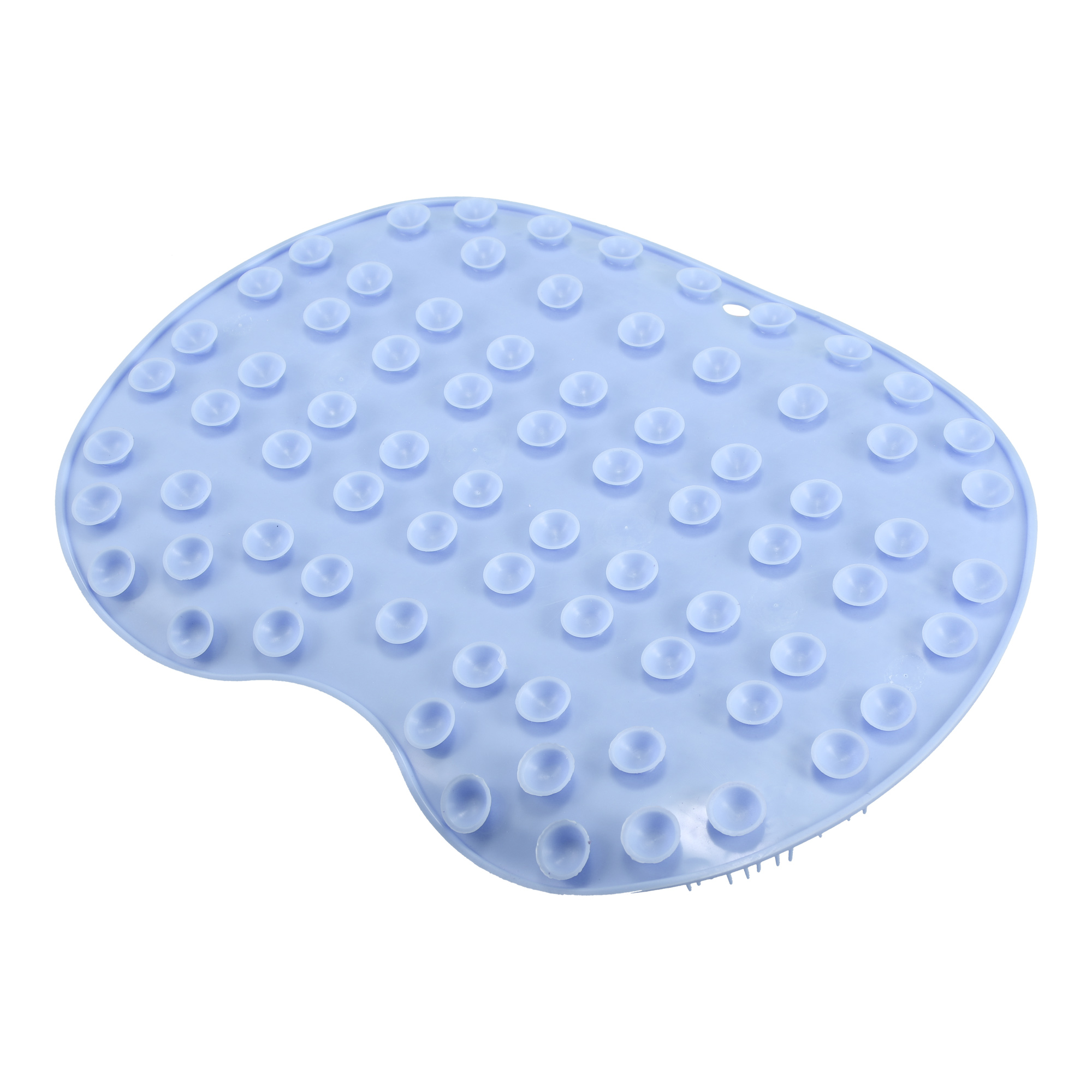 Unique Bargains Foot Clean Massager Scrubber with Suction Cups 11.81"x9.84" Blue