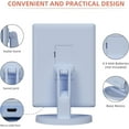 thumbnail image 4 of Infitrans Trifold Makeup Mirror Vanity Mirror with Lights,1X 2X 3X Magnification,Touch Screen,180 Adjustable Rotation,Portable Travel Bathroom Cosmetic Mirror, 4 of 6