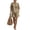 #34Brown, variant on Cotton Linen Sets For Women 2 Piece,2026 Summer Short Sleeve v-neck Shirts & Wide Leg Bermuda Shorts loose Fit lounge Sets