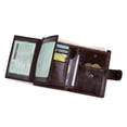 thumbnail image 4 of Men', Wallet Men Holder Bifold Wallet con bolsillo para hombres , Cera de aceite marrón Yinane Billetera para hombre, 4 of 8
