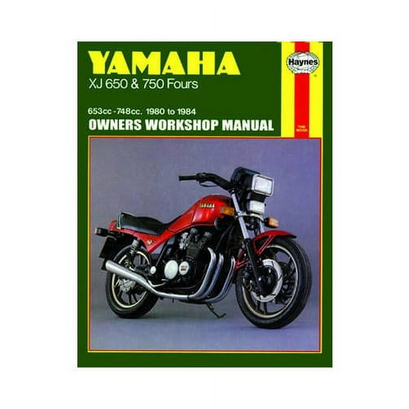 Haynes Repair/Service Manual for '80-84 Yamaha XJ650 & XJ750 Fours (M738)