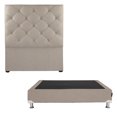 thumbnail image 1 of Box Base Cama Individual + Cabecera Ikki Arena, 1 of 8