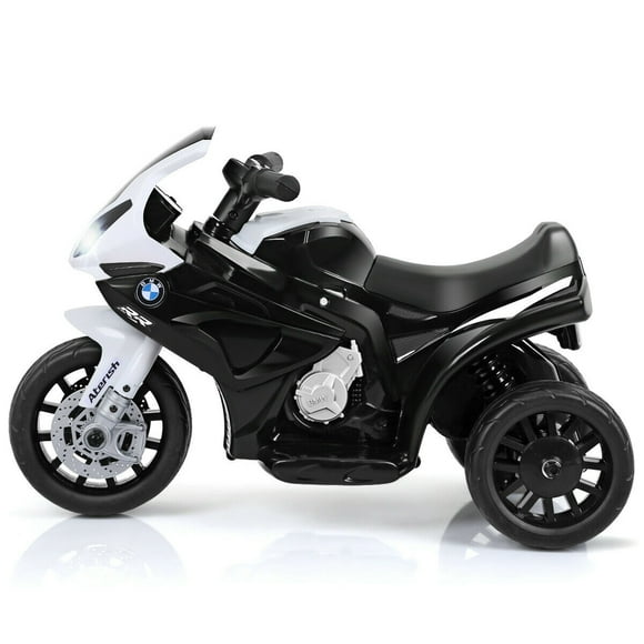 Patiojoy 3 Wheels Bicycle 6V Electric Kids Ride On Motorcycle BMW Licensed Car w/ Music&Light Black