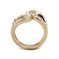 thumbnail image 3 of Stainless Steel Rose Gold Plated 1.02Ct Crystal Fashion Ring Women's Size 6, 3 of 5