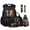 Horses Black, variant on Xixirimido Horses Black 6Pcs Matching School Supplies Set - Backpack Lunch Bag Pencil Case Water Bottle Sleeve Keychin Bookmark, Multi Pocket Kids Teens Bookbag