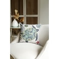 thumbnail image 1 of ZEN REPUBLIC Throw Pillow Cover 18x18 - Woven Jacquard Pillowcase, Soft Velour Back, Hidden Zipper, Boho Cushion Covers Decor for Sofa, Couch, Living Room, Bedroom (Turtle, 18x18), 1 of 5