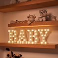 thumbnail image 4 of Yazoeia LED Alphabet Letter & Number Light Sign Decorations Lamp for Home Birthday Party Event Night Lights 22cm (I) CJB12-44799, 4 of 9