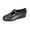 Black, variant on 24 HOUR COMFORT Aileen Wide Width Classic Leather Comfort Slip On Shoes with Buckle WHITE 6