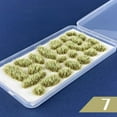 thumbnail image 3 of ZheElen 25x Simulation Cluster Green Grass for Train Scenery Decor Accessory Model Landscape Winter Green 6mm 1Set, 3 of 6