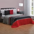 thumbnail image 3 of Cobertor Ligero Con Estampado Grafito King Size Suave gris Elefantito E26012, 3 of 4