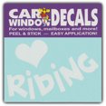 thumbnail image 1 of Car Window Decals: I Love Riding | Horses Horse Lover | Stickers Cars Trucks, 1 of 1