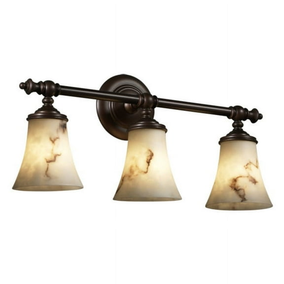 Justice Design Group Fal-8523-20 Lumenaria 22.75" Tradition 3 Light Bathroom Vanity Light