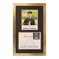 thumbnail image 6 of Studio Decor 2 Opening 8.5" x 11" Gold Document Picture Frame with Double Mat - Blocks up to 99% UV Rays, Display Diplomas, Certificates, & Document - 1 Pack, 6 of 8