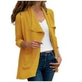 thumbnail image 5 of Vedolay Long Cardigans for Women Fall Winter Coat Causal Knitted Sweater Cardigan Yellow,2XL, 5 of 5