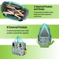 thumbnail image 6 of Garden Tool Bag,Corgi Dog and Flowers Garden Tool Organizer,Garden Gifts,Waterproof Multi-Pocket Garden Tool Storage 11.8x5.5x11.4 Inch(Tools NOT Included), 6 of 6