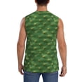 thumbnail image 4 of Fotbe Cactus 3 Men's Camiseta sin Mangas Estampada para Hombres, Playera Casual para Gimnasio, Entrenamiento, Playa-XX-Large, 4 of 7