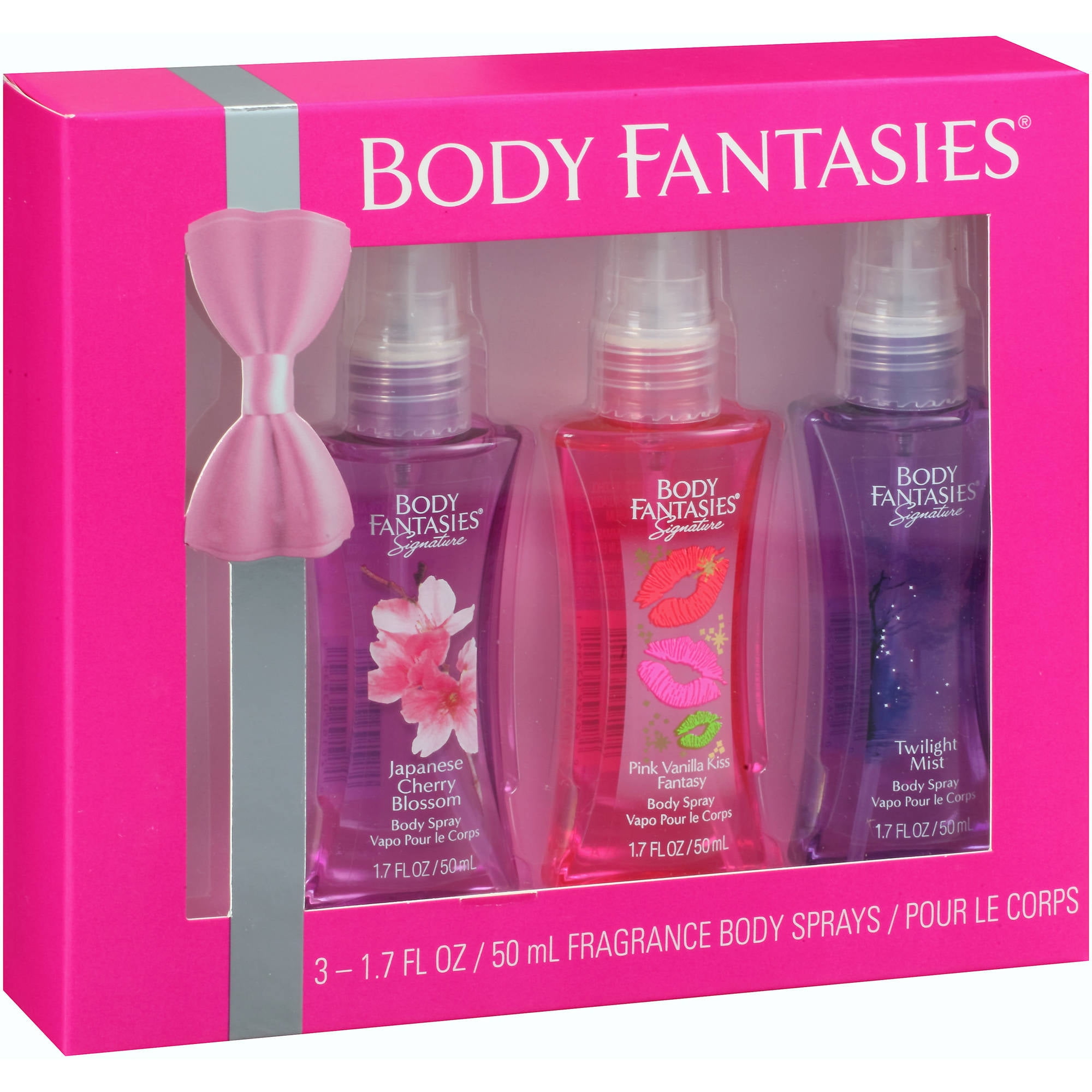 Body Fantasies Fragrance Body Sprays Gift Set, 1.7 fl oz, 3 pc