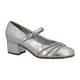 thumbnail image 2 of Balerina Niña Tropicana Flats Tacón Cómodo plateado 21, 2 of 4