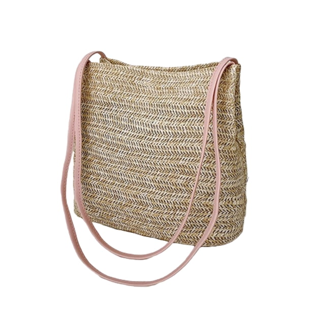 Bmnmsl Women Crossbody Shoulder Bag Woven Rattan Straw ...