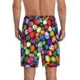 thumbnail image 2 of Balery Easter Eggs2 Men's Cotton Knit Pajama Shorts Waistband & Pockets,Short Pajama Pants-XX-Large, 2 of 8