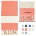 thumbnail image 3 of Pante Luxury Peshtemal 100% Cotton Towel Soft, Quick Drying and Highly Absorbent Bath Towel - Dark Coral, 3 of 10