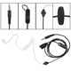 thumbnail image 3 of Auriculares 2colors 3.5 mm en la oreja auriculares auriculares auriculares walkie talkie oído, 3 of 7