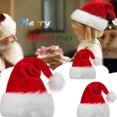thumbnail image 3 of Sombrero de Navidad para adultos y niños, gorro de alta gama, grueso y acogedor, disfraz para el día de Año Nuevo, decoración de fiesta de navidad, 3 of 4