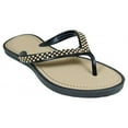 thumbnail image 3 of Beaded Pearl Embellished Thong Flat Flip Flop Sandals, 3 of 6