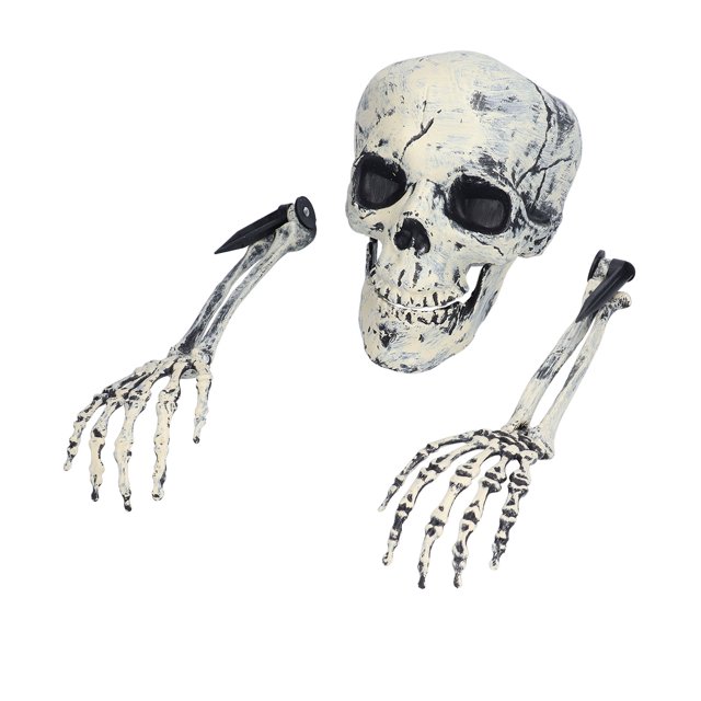 Esqueleto de Halloween, decoración de esqueleto, decoración de esqueleto impermeable para Cosplay, decoración de Halloween, compacta y ligera
