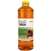 (4 pack) (4 Pack) 40 Oz Great Value Pine Oil Cleaner