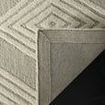 thumbnail image 4 of SAFAVIEH Blossom Winston Chevron Wool Area Rug, Silver/Ivory, 5' x 8', 4 of 5