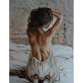 thumbnail image 2 of Luniak, Monika 15x18 Gold Ornate Wood Framed with Double Matting Museum Art Print Titled - Light in the Room II, 2 of 4