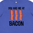thumbnail image 4 of Inktastic You Had Me at Bacon Funny Bacon Lover Youth T-Shirt, 4 of 5