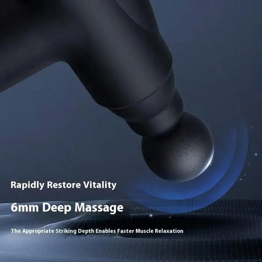 Upgraded Massage Gun: 6/32-Speed Deep Tissue, 4 Heads - Full-Body Relaxation For Fitness/Exercise (Mini & Standard Versions)