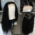 thumbnail image 5 of QIPOPIQ Clearance Wigs Wigs Hair Lace 24’ Curly Wig Curly Hair Human Wig 360 Non-Stick Lace Front Wig, 5 of 9