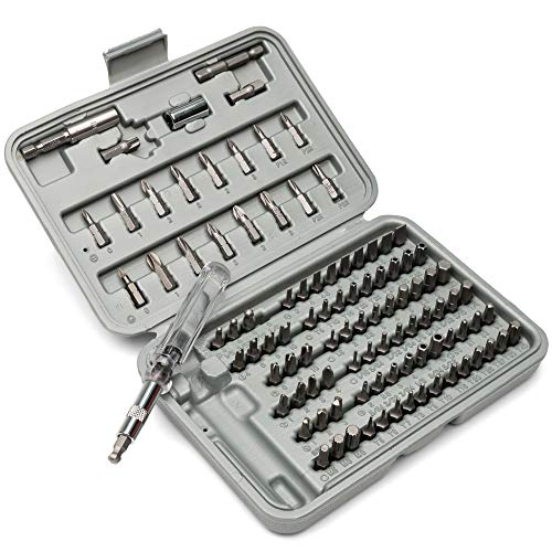 Kings County Tools 102Piece Screwdriver and Bit Set Hex, Torx, Phillips and Other Bits