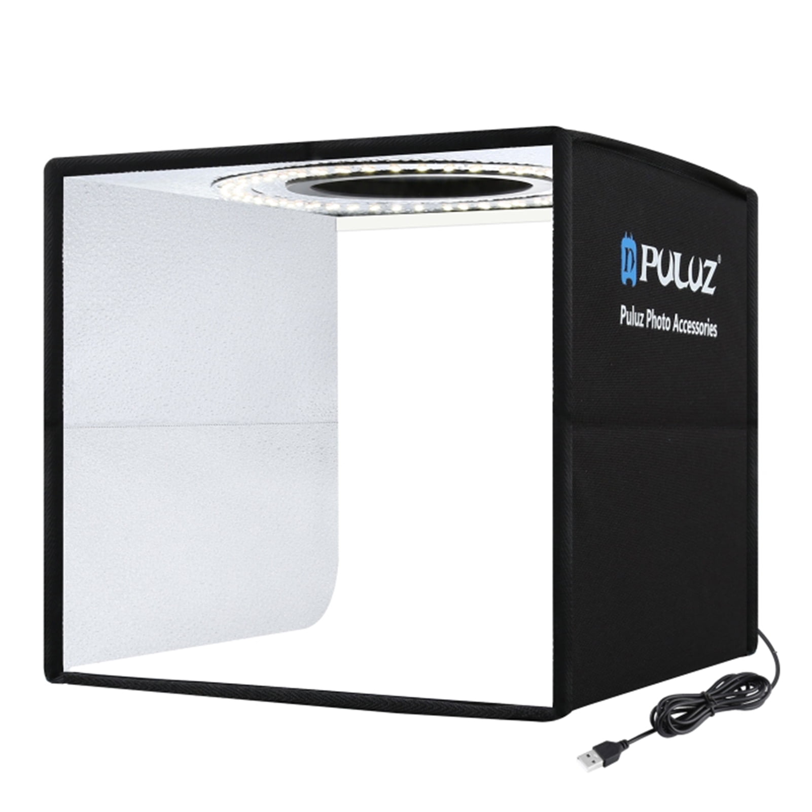 Size: 15 x 17 cm, Black + White Happyshopping Adjustable Stand Portable Flash Folding Soft Box Without Flash Light Holder