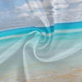 thumbnail image 2 of Coolnut 60" Starfish on Beach Outdoor Round Tablecloth, Waterproof Stain-Resistant Non-Slip Circular Tablecloth with Umbrella Hole and Zipper for Tabletop Backyard Party BBQ Decor, 2 of 7
