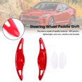 thumbnail image 2 of Red Steering Wheel Shift Paddle Shifter Extension Fit For Kia Stinger 2018-2022, 2 of 9