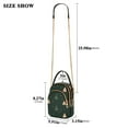 thumbnail image 2 of FORMRS Crossbody Bag for Women Quilted Travel Shoulder Cell Phone Purse with Chain Strap Handbag, Pink Christmas Trees, 2 of 7