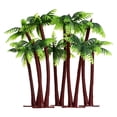 thumbnail image 4 of adornos de plástico de palmeras para acuario, plantas de coco, decoración de palmeras para pecera., 4 of 7