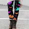 thumbnail image 4 of Halloween Leggings for Women 2025 Fashion Grahpic Printed High Waist Womens Leggings Stretchy Yoga Pants, 4 of 6