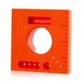 thumbnail image 1 of Casa Construcción Recorte Regla de medición Mini Marcador de calibración Carpintería Guía de escritura Scrabe Herramienta Gadgets Taller Taller Accesorios Scienceny  TO001483-00B, 1 of 7